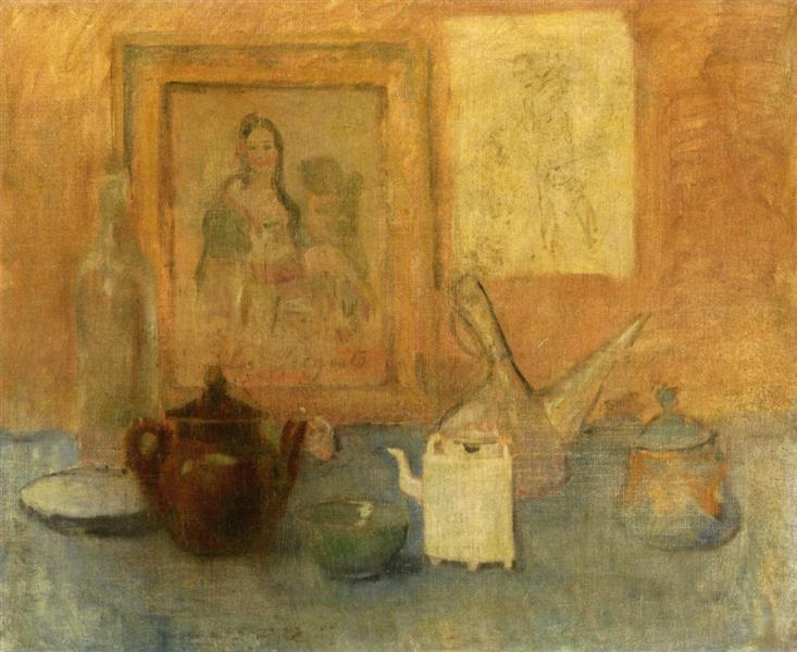 Pablo Picasso Classical Oil Paintings Still Life With Table